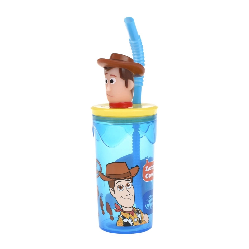 TOMAJUGO FIGURA 3D TOY STORY 5 DISEÑOS 360ML - WOODY - 1