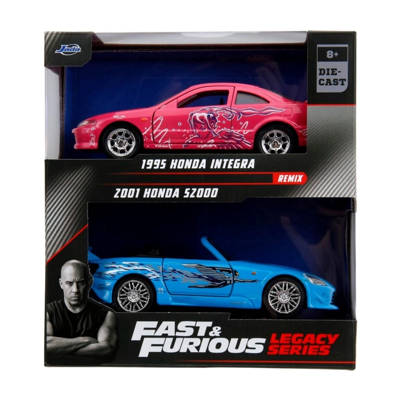 MINIATURE TWIN PACK HONDA INTEGRA / HONDA S2000 REMIX 1/32