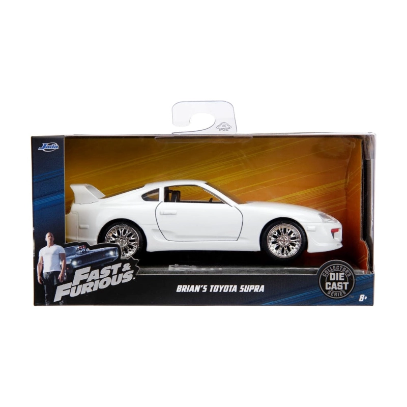 VEHICULO R&F 1:32 1995 TOYOTA SUPRA-WHITE JADA - 2