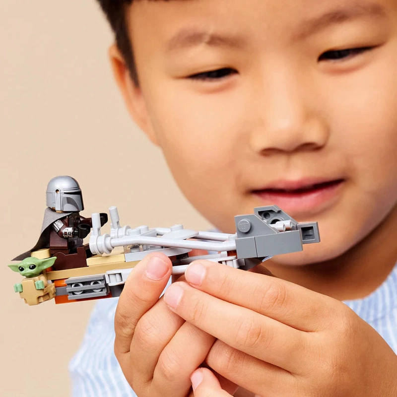 MOTO SPEEDER DEL MANDALORIANO Y GROGU LEGO STAR WARS TM - 9