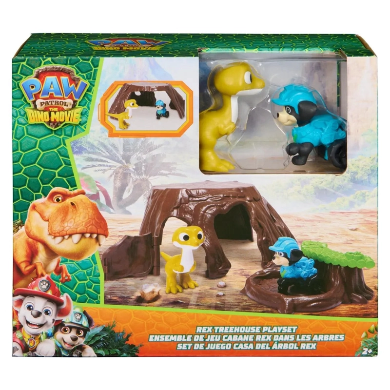 PAW PATROL MOVIE DINO CASA DEL ARBOL REX - 1