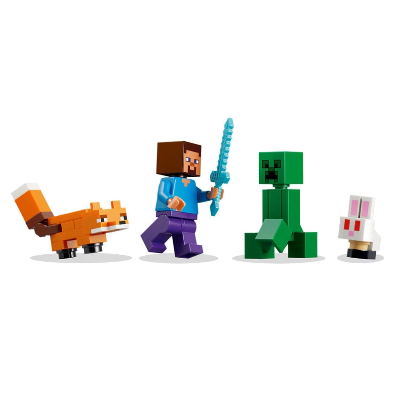 LA AVENTURA DE STEVE EN LA TAIGA LEGO MINECRAFT - 5