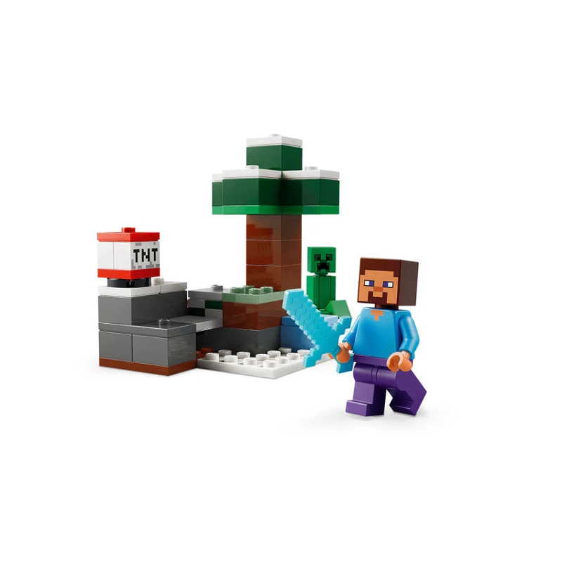 LA AVENTURA DE STEVE EN LA TAIGA LEGO MINECRAFT - 6