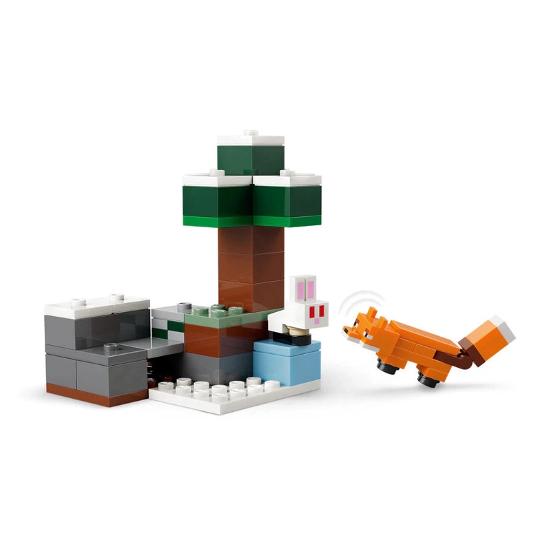 LA AVENTURA DE STEVE EN LA TAIGA LEGO MINECRAFT - 7