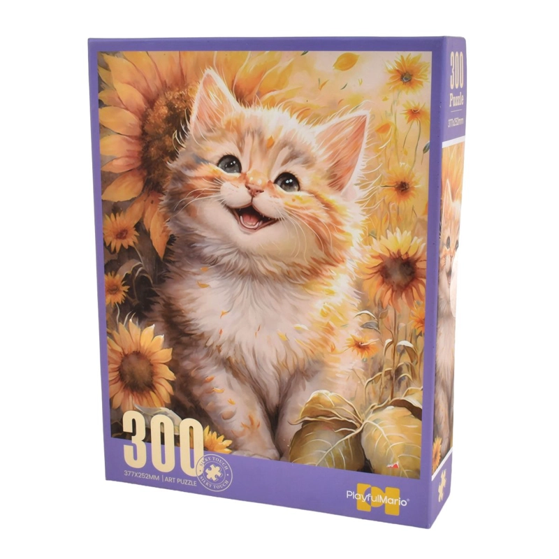 PUZZLE GATO CACHORRO 300 PIEZAS - 1