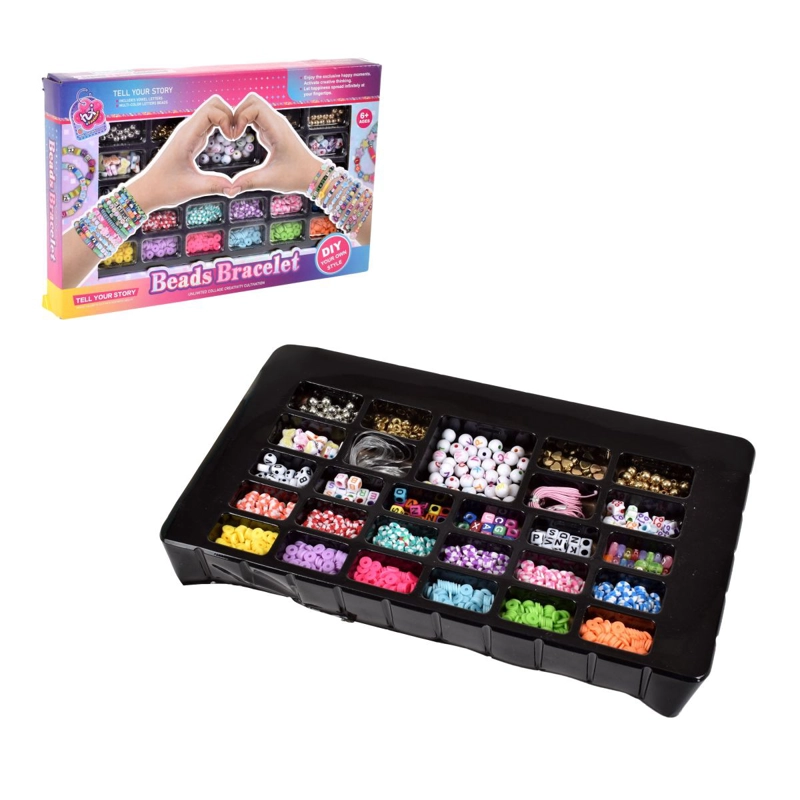 SET DE PULSERAS MOSTACILLA CON LETRAS - 1