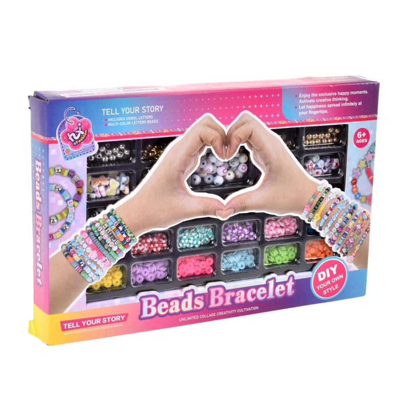 SET DE PULSERAS MOSTACILLA CON LETRAS - 2