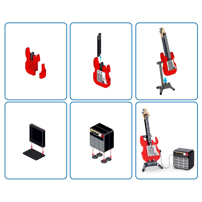 SET BLOQUES RETRO MAX SERIE 2 - GUITARRA ELECTRICA - 5