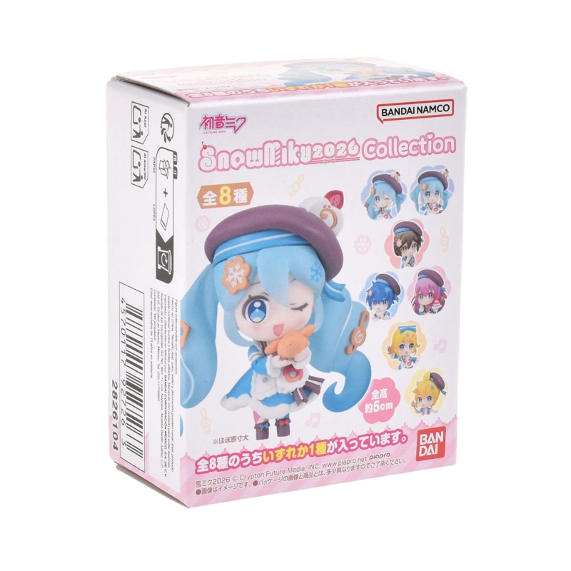 BLIND BOX HATSUNE MIKU SNOW MIKU 2026 COLLECTION 5 CM BANDAI - 3