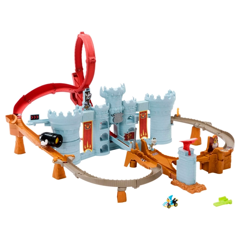 HOT WHEELS MARIO KART PISTA DE JUGUETE CASTILLO BOWSER - 1