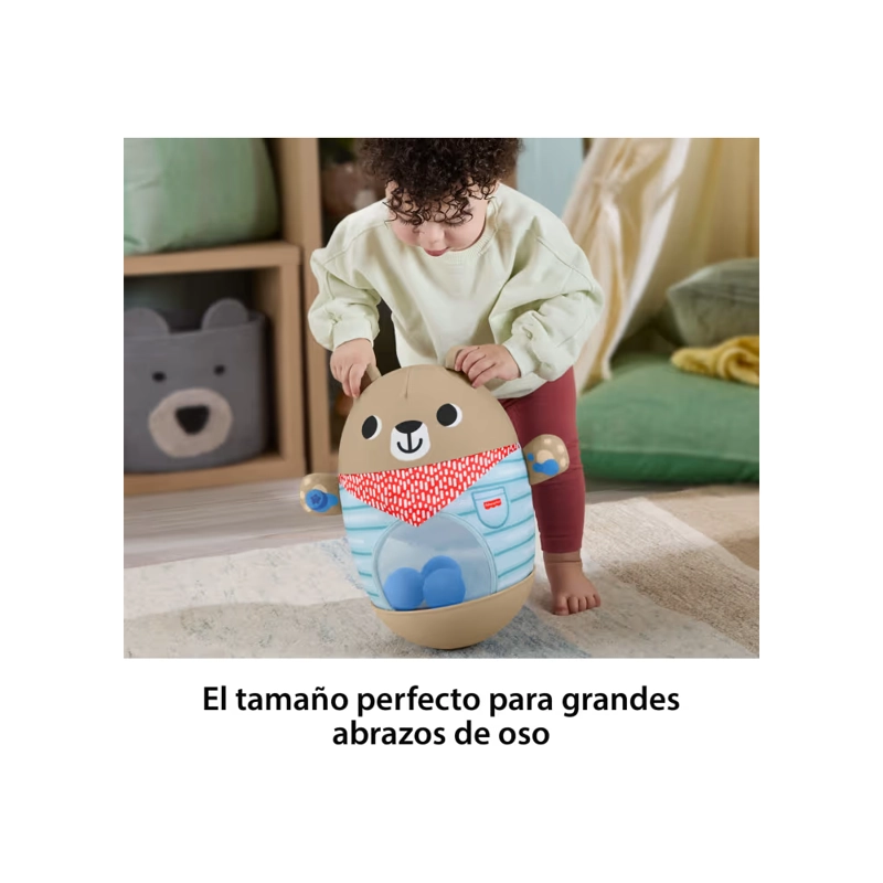 OSO INFLABLE EMPUJA Y TAMBALEA FISHER PRICE - 3