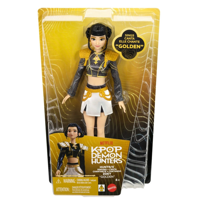 KPOP DEMON HUNTERS HUNTR/X ZOEY GOLDEN MUÑECA CANTANTE - 2