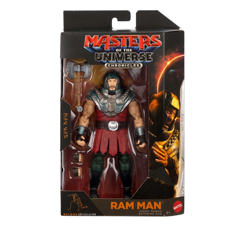 MASTERS OF THE UNIVERSE CHRONICLES RAM MAN 16,5 CM CON HACHA - 1