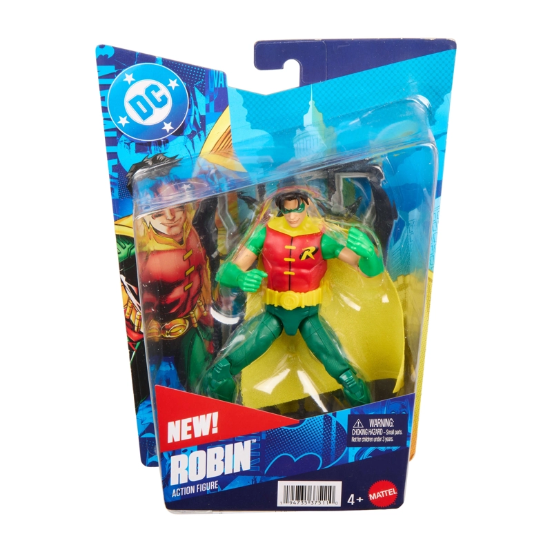 MATTEL DC PREMIER ROBIN FIGURA DE ACCION 16,5 CM - 1