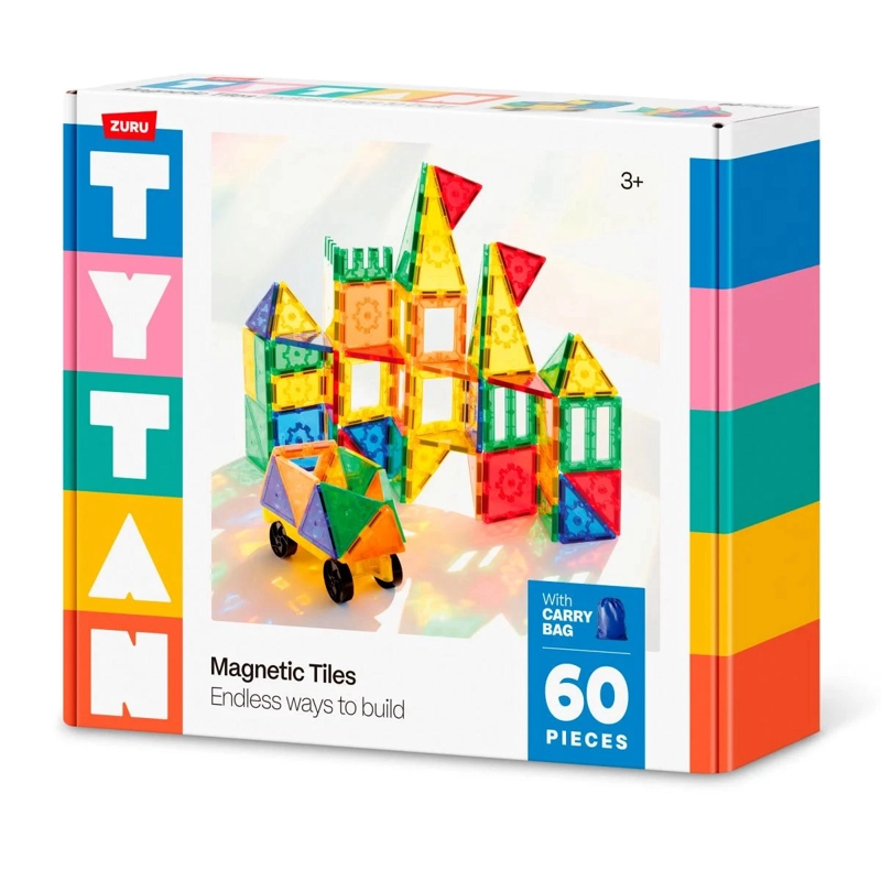 PLAYSET 60 BLOQUES MAGNETICOS TYTAN DE ZURU - 2