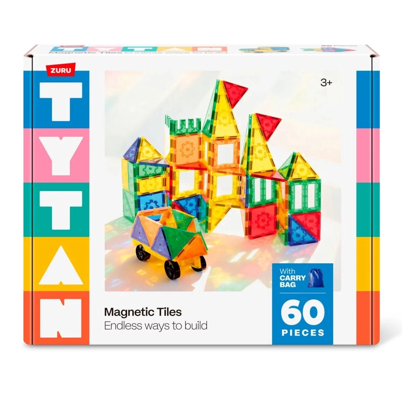 PLAYSET 60 BLOQUES MAGNETICOS TYTAN DE ZURU - 3