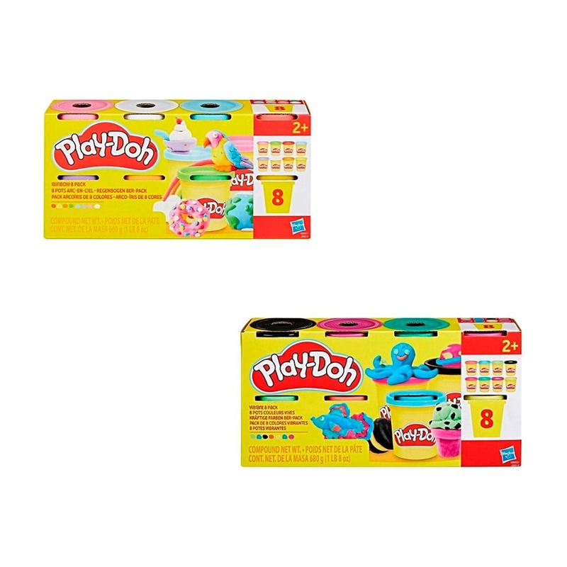 PLAY DOH PACK DE 8 MASAS PARA MOLDEAR - 2