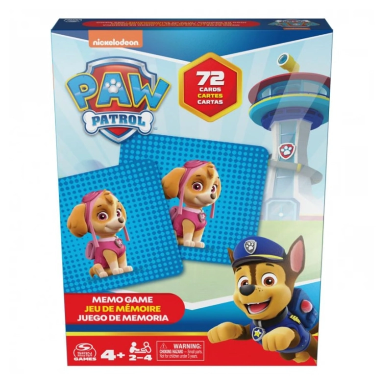 JUEGO DE MESA - PAW PATROL JUEGO MEMORICE 72 PIEZAS - 1