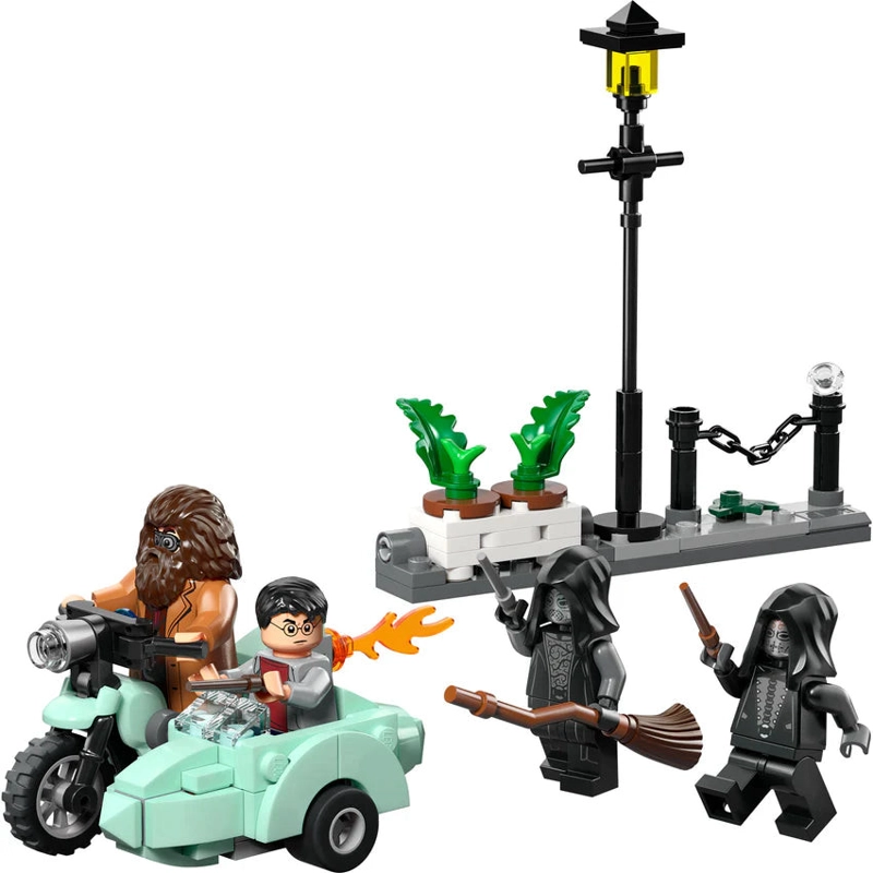 HAGRID Y HARRY ESCAPE DE PRIVET DRIVE LEGO HARRY POTTER TM - 3