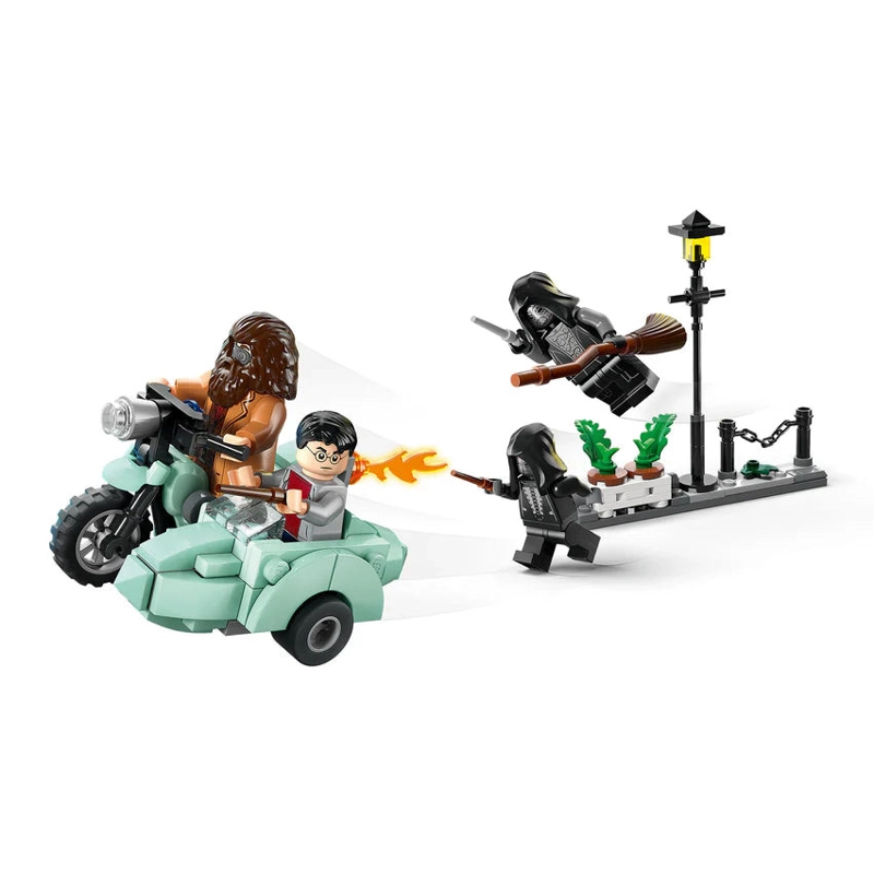 HAGRID Y HARRY ESCAPE DE PRIVET DRIVE LEGO HARRY POTTER TM - 5