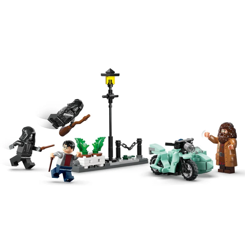 HAGRID Y HARRY ESCAPE DE PRIVET DRIVE LEGO HARRY POTTER TM - 8