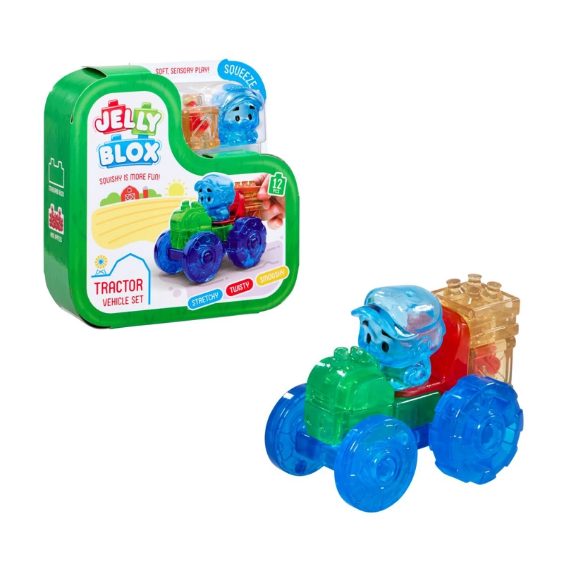 SET BLOQUES BLANDOS TRACTOR JELLY BLOX - 1
