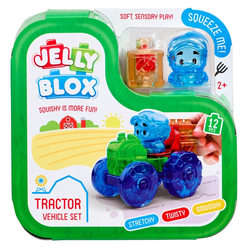 SET BLOQUES BLANDOS TRACTOR JELLY BLOX - 3