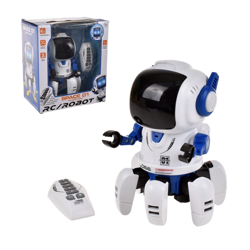 ROBOT ESPACIAL RADIO CONTROLADO CON LUZ Y SONIDO - 1