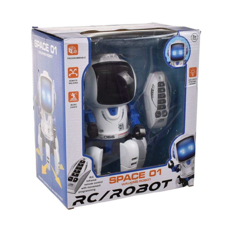 ROBOT ESPACIAL RADIO CONTROLADO CON LUZ Y SONIDO - 2