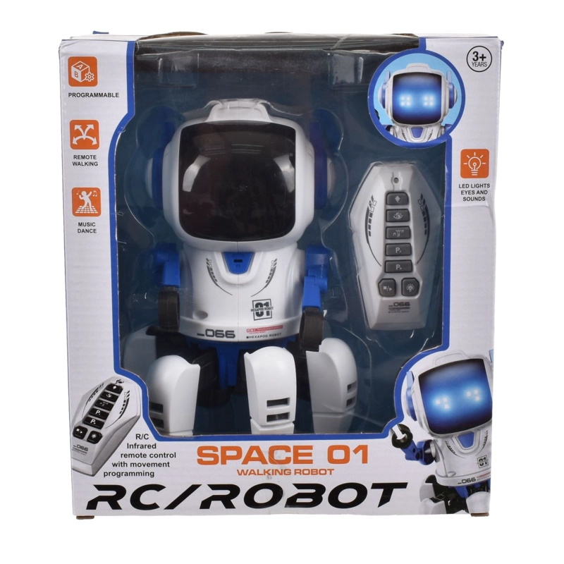 ROBOT ESPACIAL RADIO CONTROLADO CON LUZ Y SONIDO - 3