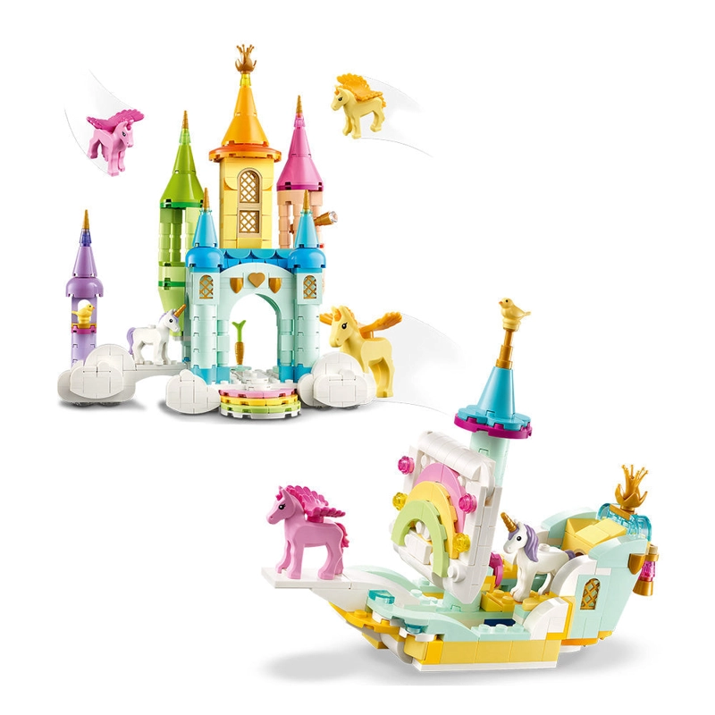 LEGO CREATOR 3 EN 1 CASTILLO DE LOS UNICORNIOS 390 PIEZAS - 4