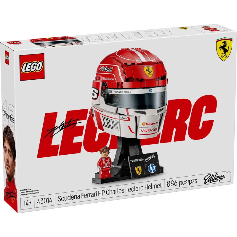 LEGO EDITIONS SCUDERIA FERRARI HP CASCO CHARLES LECLERC - 1