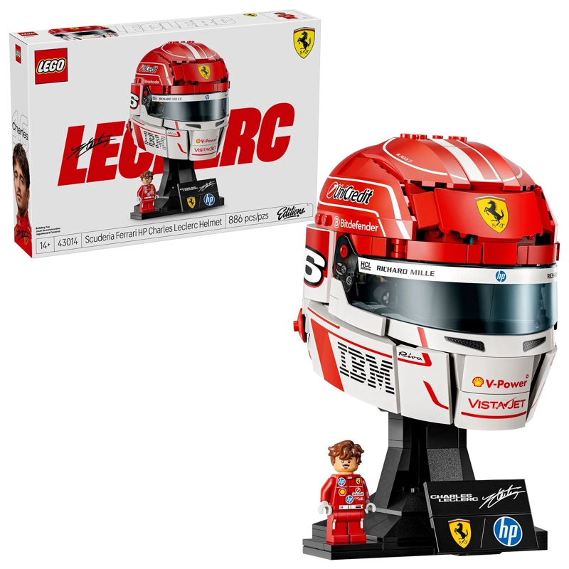 LEGO EDITIONS SCUDERIA FERRARI HP CASCO CHARLES LECLERC - 3