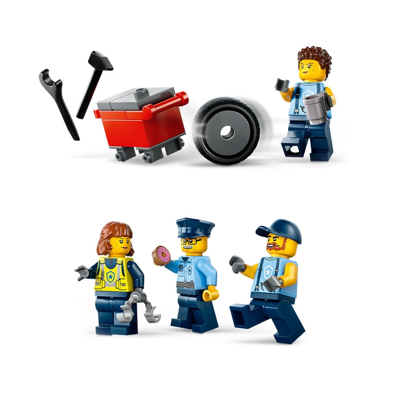 LEGO CITY TALLER DE MODIFICACION DE AUTOS DE POLICIA - 6
