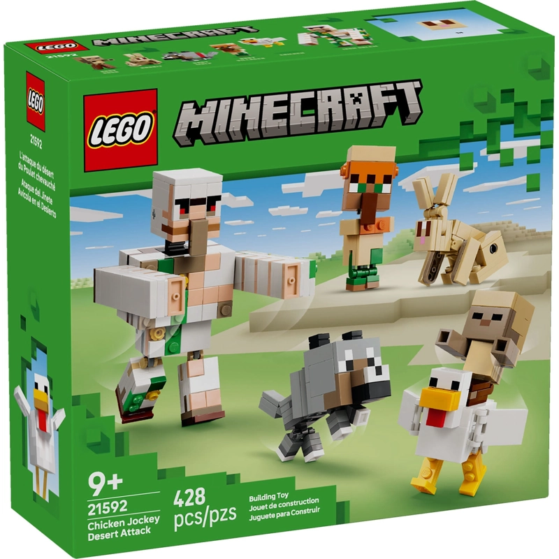 LEGO MINECRAFT ATAQUE DEL JINETE AVICOLA EN EL DESIERTO - 1