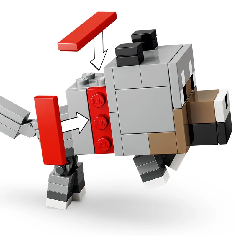 LEGO MINECRAFT ATAQUE DEL JINETE AVICOLA EN EL DESIERTO - 8