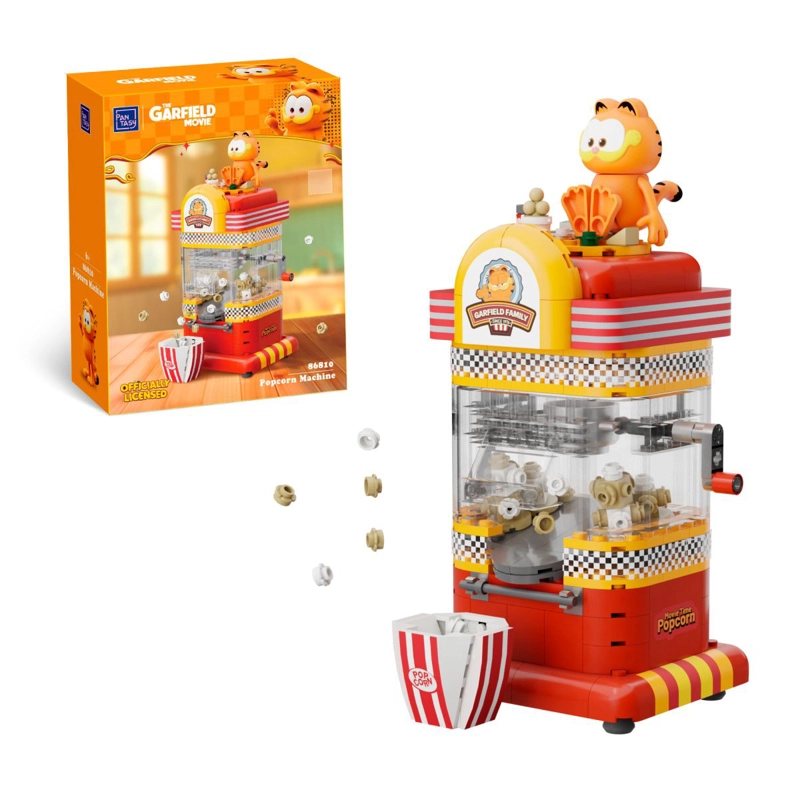 SET DE BLOQUES MAQUINA POPCORN GARFIELD - 1