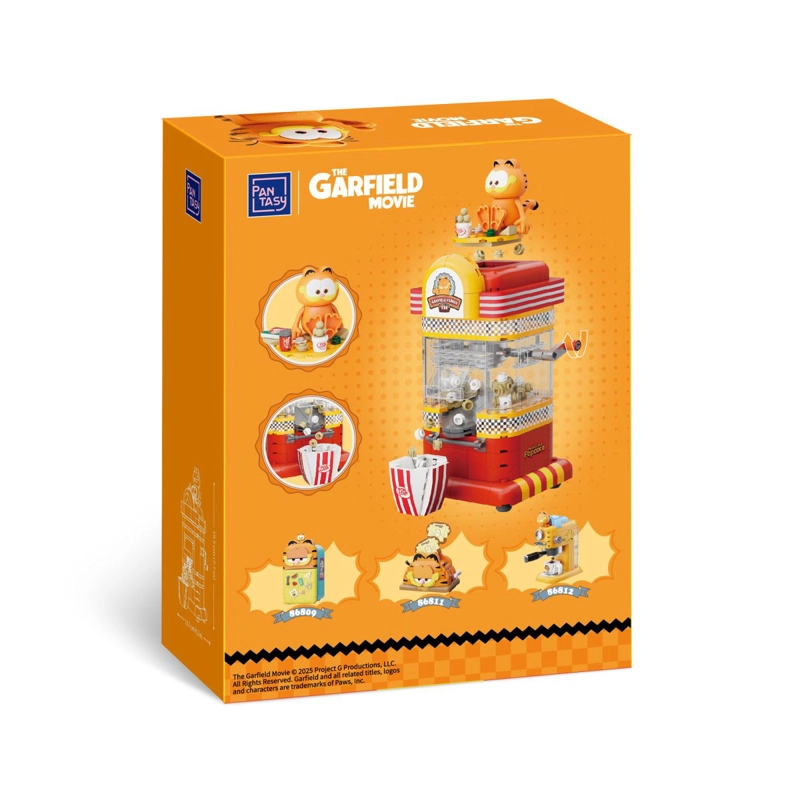 SET DE BLOQUES MAQUINA POPCORN GARFIELD - 4