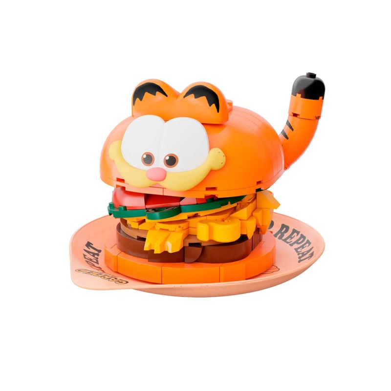 SET DE BLOQUES HAMBURGUESA GARFIELD - 3