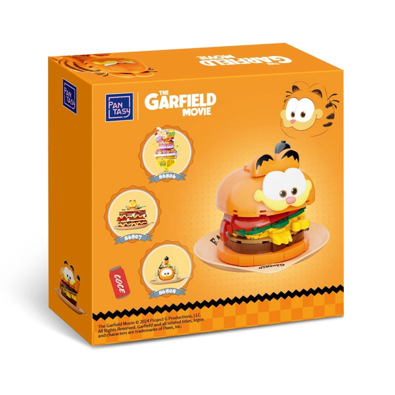 SET DE BLOQUES HAMBURGUESA GARFIELD - 4