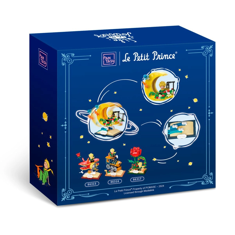 SET DE BLOQUES LUNA VIAJE ESTRELLADO EL PRINCIPITO - 2