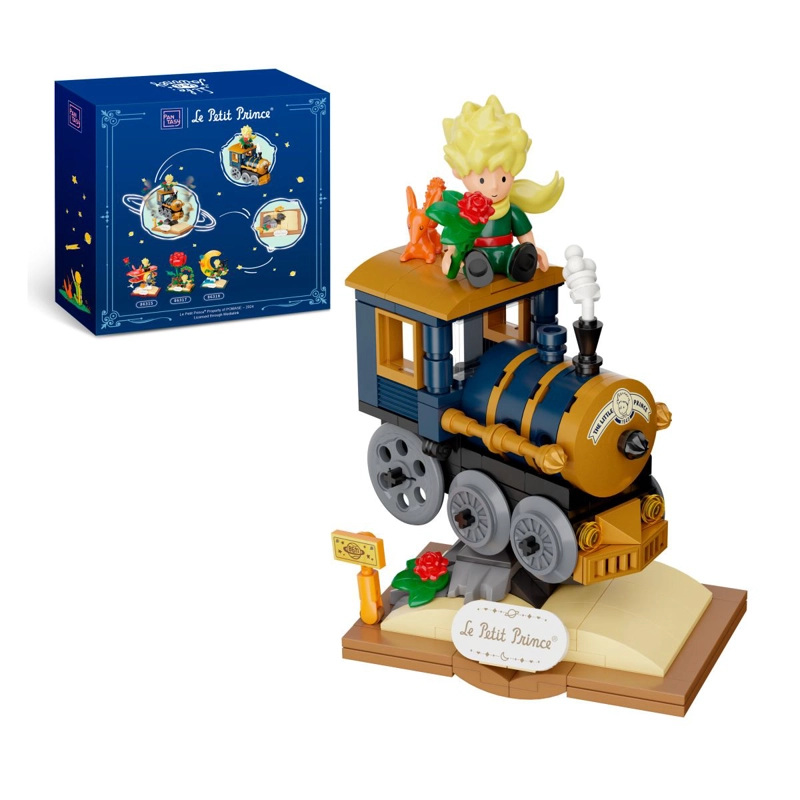 SET DE BLOQUES TREN VIAJE ESTRELLADO EL PRINCIPITO - 1