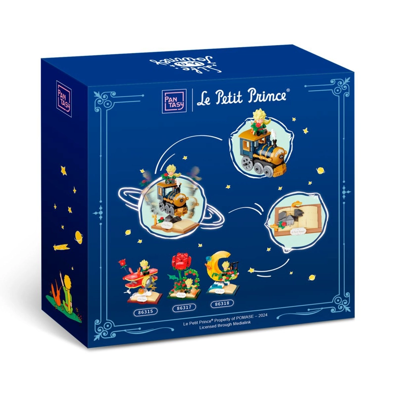 SET DE BLOQUES TREN VIAJE ESTRELLADO EL PRINCIPITO - 2