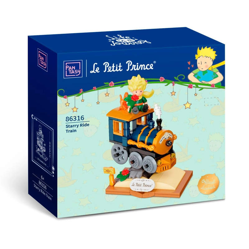 SET DE BLOQUES TREN VIAJE ESTRELLADO EL PRINCIPITO - 4