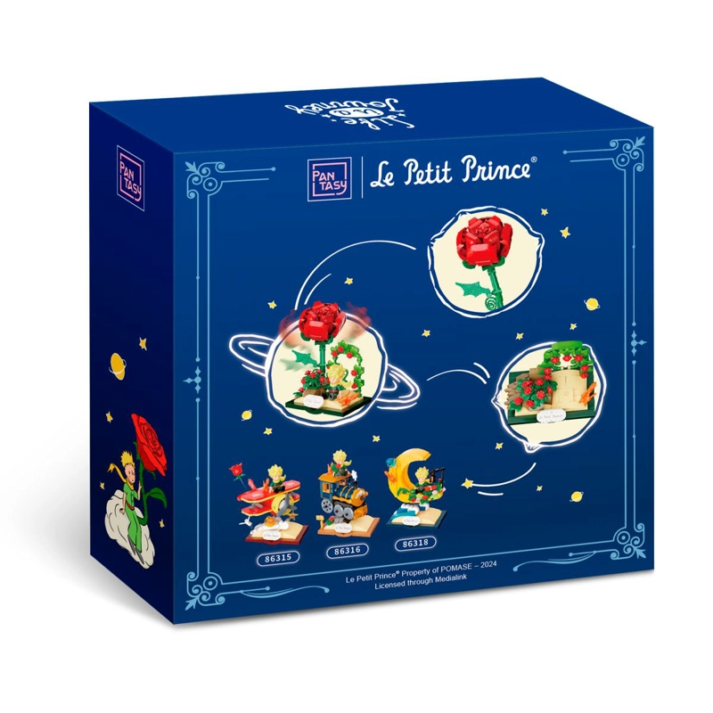 SET DE BLOQUES ROSA VIAJE ESTRELLADO EL PRINCIPITO - 2