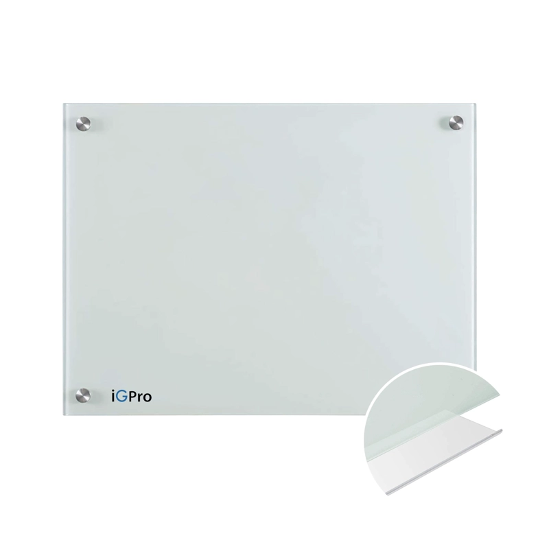 PIZARRA IGPRO VIDRIO TEMPLADO MAGNÉTICA BLANCA 60X90CM - 1