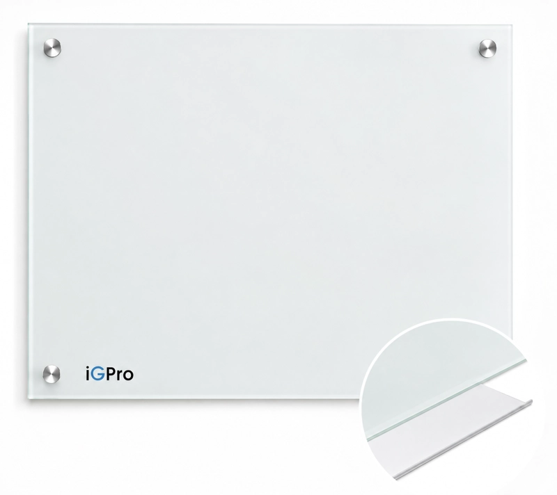 PIZARRA IGPRO VIDRIO TEMPLADO MAGNÉTICA BLANCA 60X90CM - 2