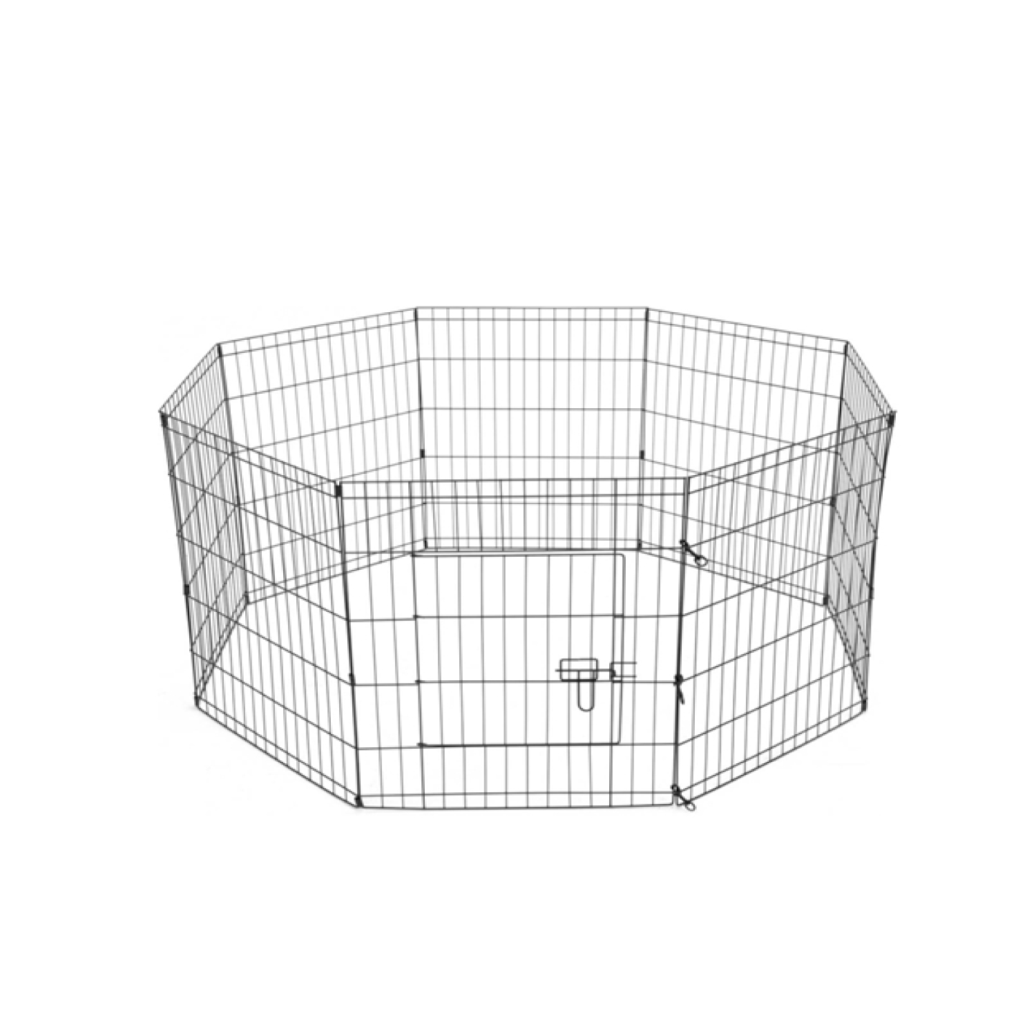 CORRAL ACERO PERRO IGPRO PLEGABLE PET 90 CM ALTO 3 POSICIONES L (LARGE) - 1