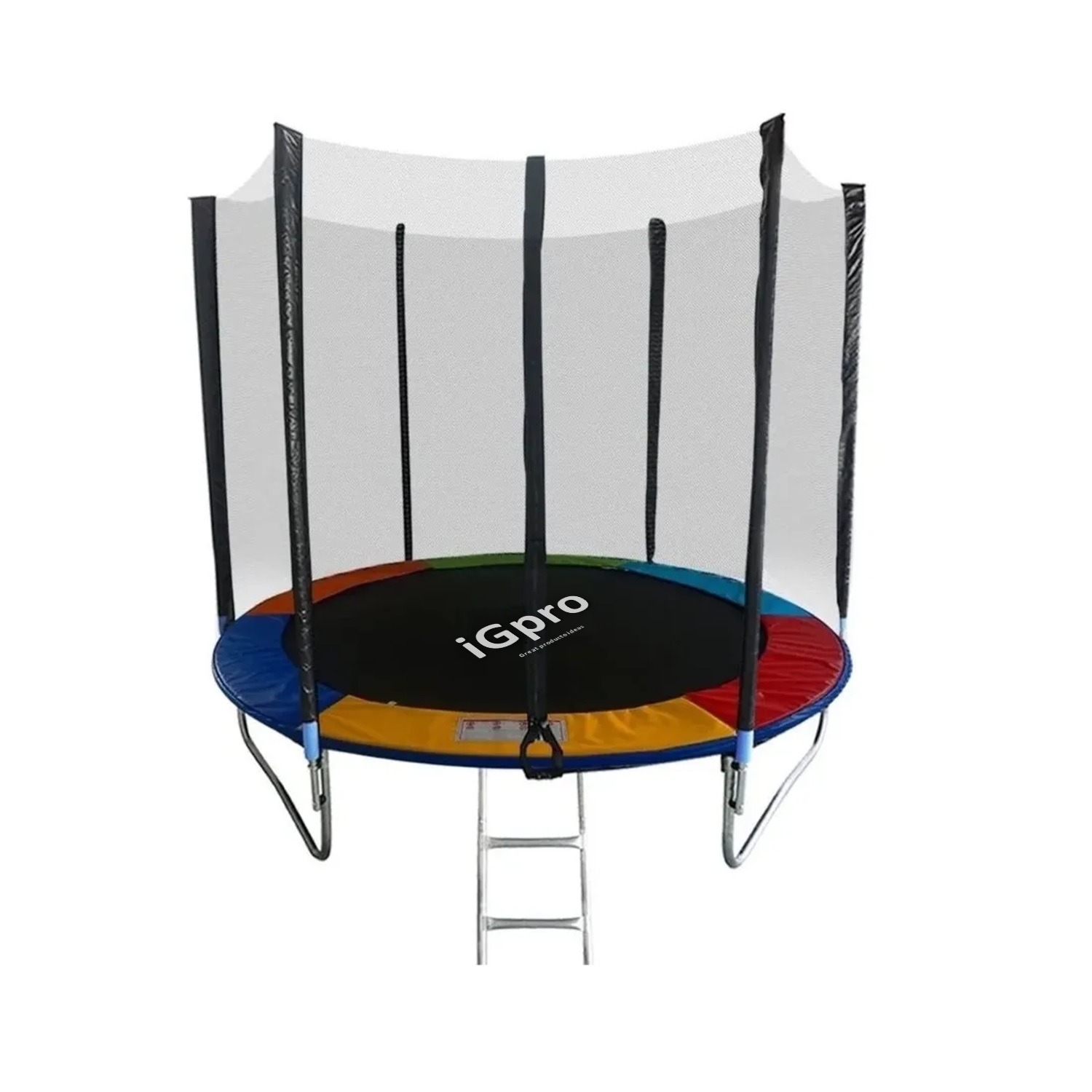 CAMA ELASTICA IGPRO CON MALLA Y ESCALERA 1,83 MT 6FT - 1