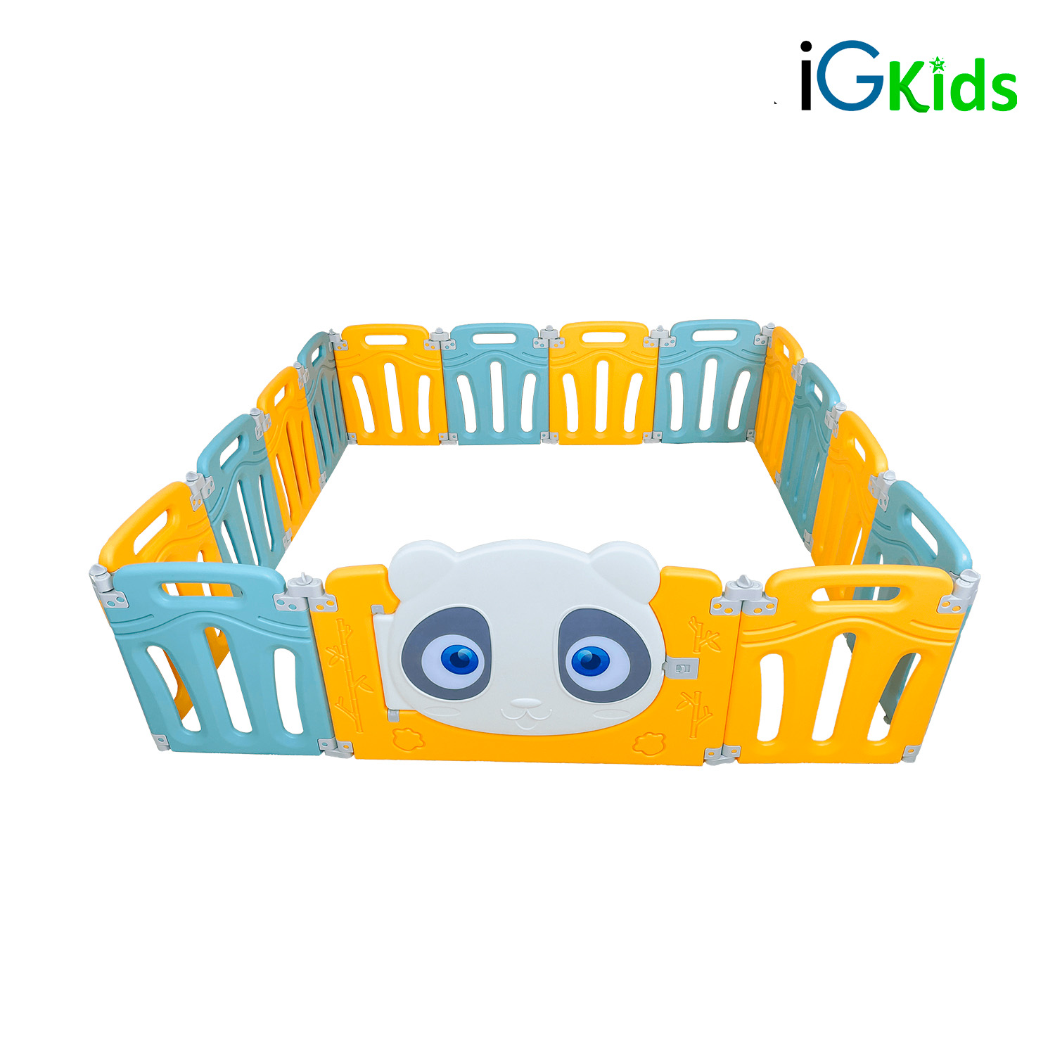 PARQUE IGPRO IGGL8112 PLEGABLE INFANTIL 163X163X53 CM AMARILLO - 1